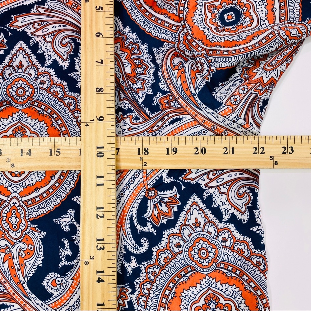 Michael Kors Sz M Paisley Shirt Tunic - Picture 4 of 7